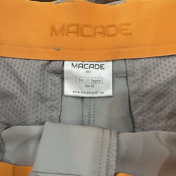 Women’s Macade Gray Slim Fit Golf Shorts Size Medium - Picture 4 of 4